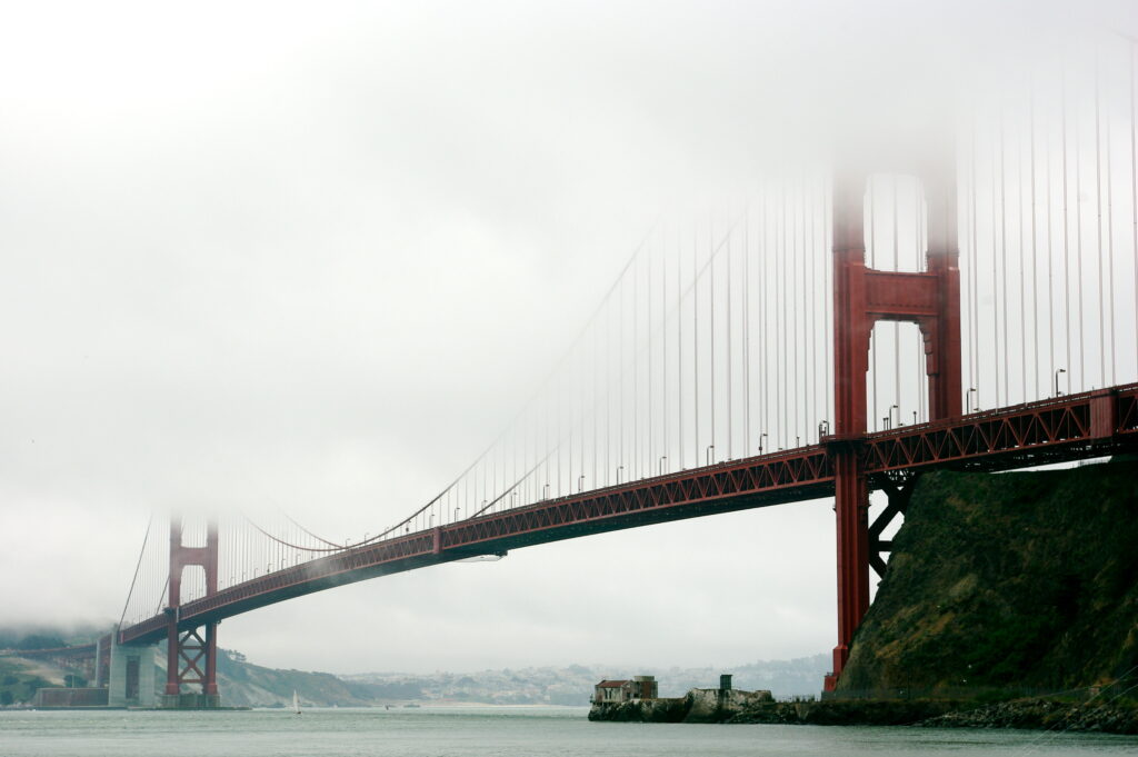 Golden Gate i dimma 2008.